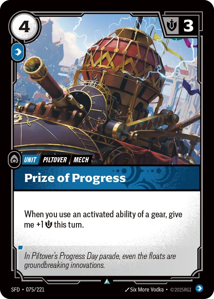 Prize of Progress (075/221) - SFD - Foil