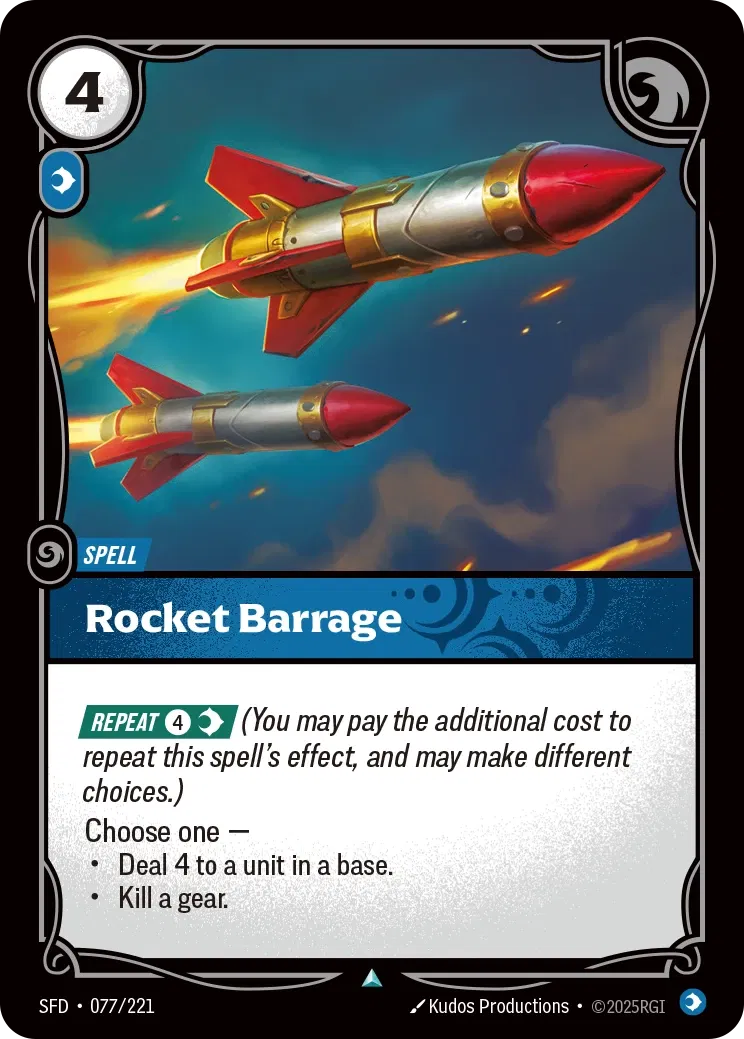 Rocket Barrage (077/221) - SFD