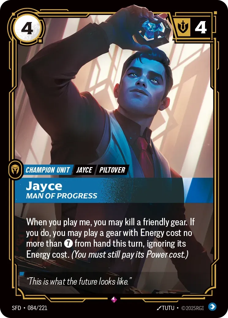Jayce, Man of Progress (084/221) - SFD