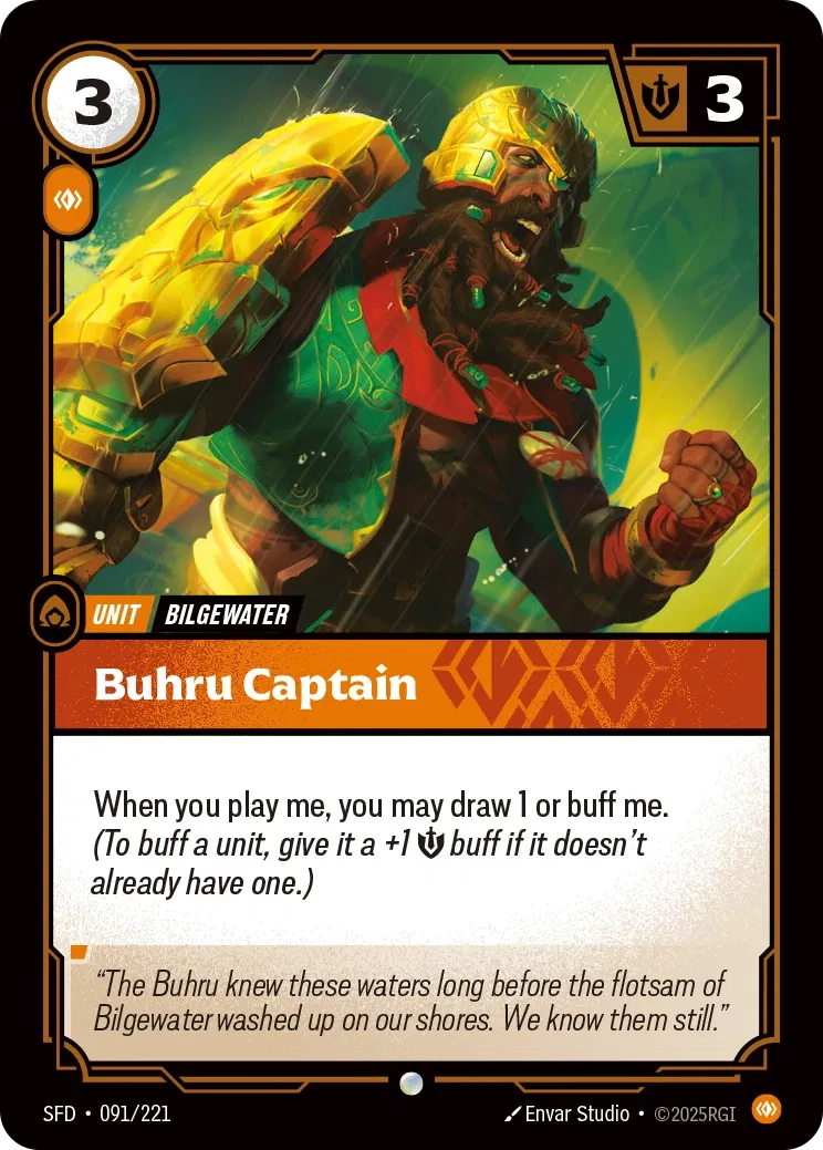 Buhru Captain (091/221) - SFD - Foil