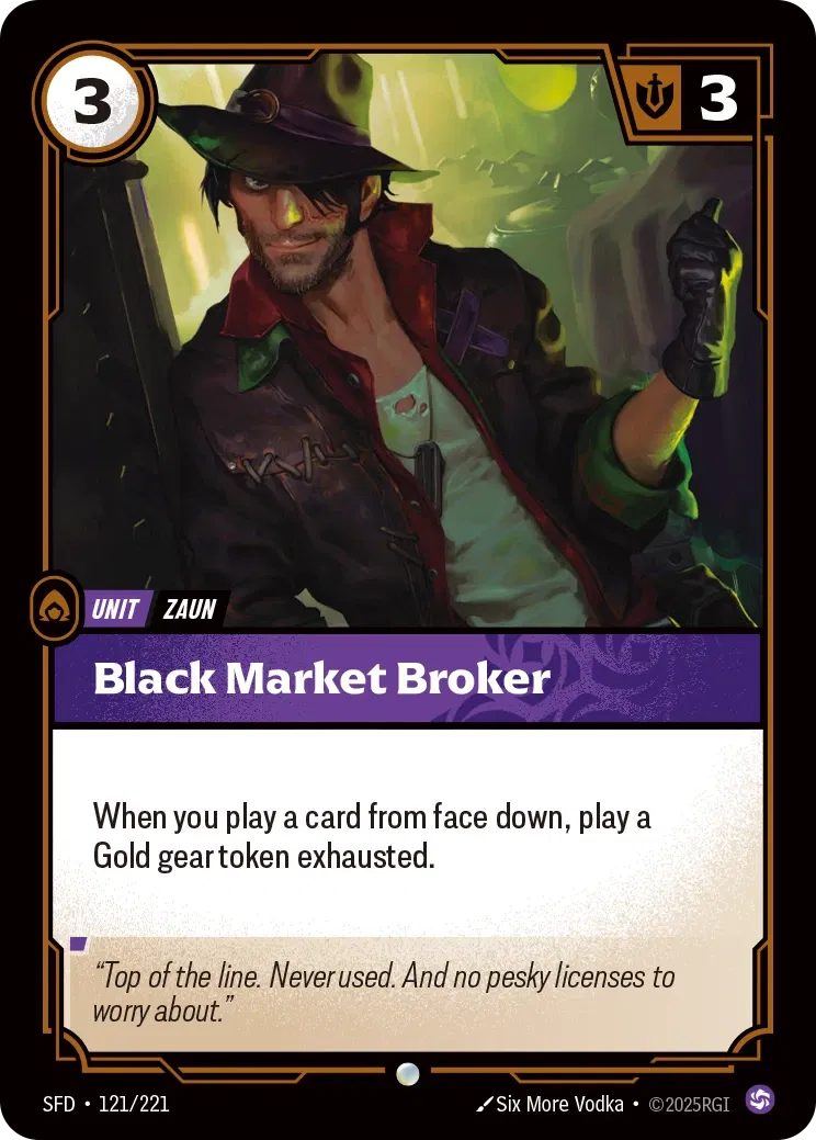Black Market Broker (121/221) - SFD -  Foil