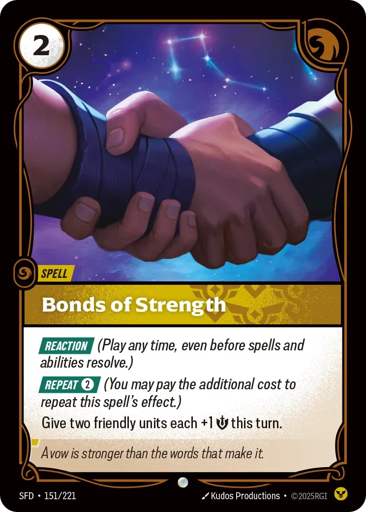 Bonds of Strength (151/221) - SFD - Foil