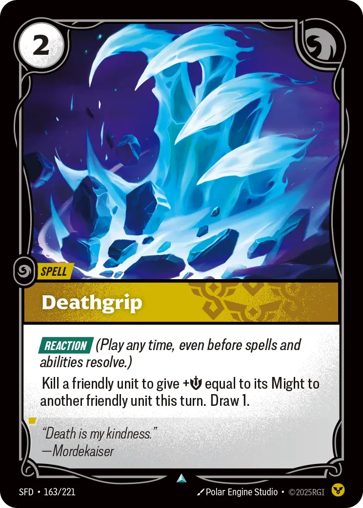 Deathgrip (163/221) - SFD- Foil
