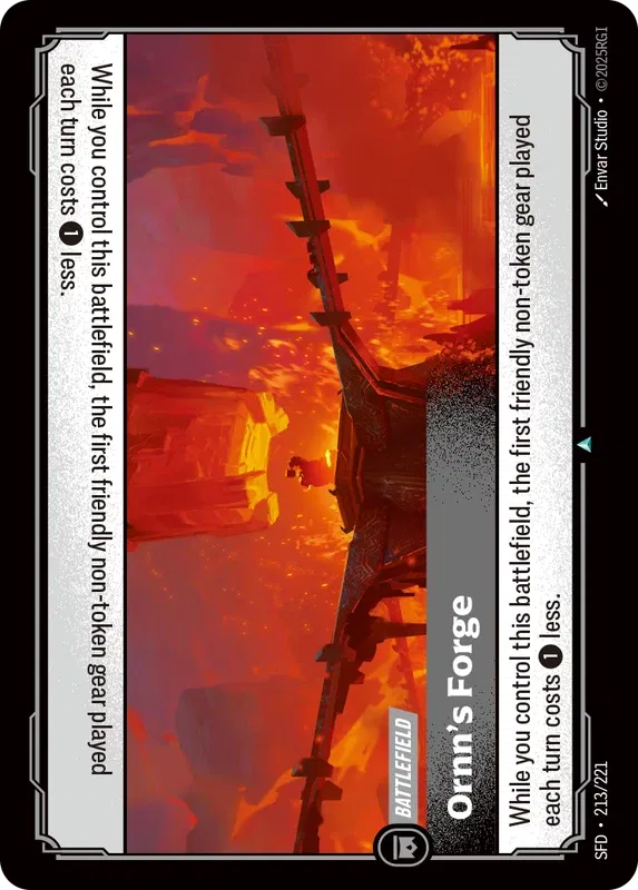 Ornn's Forge (213/221) - SFD - Foil