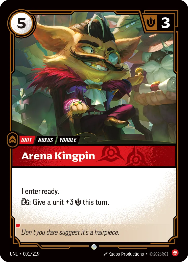 Arena Kingpin (001/219) - UNL