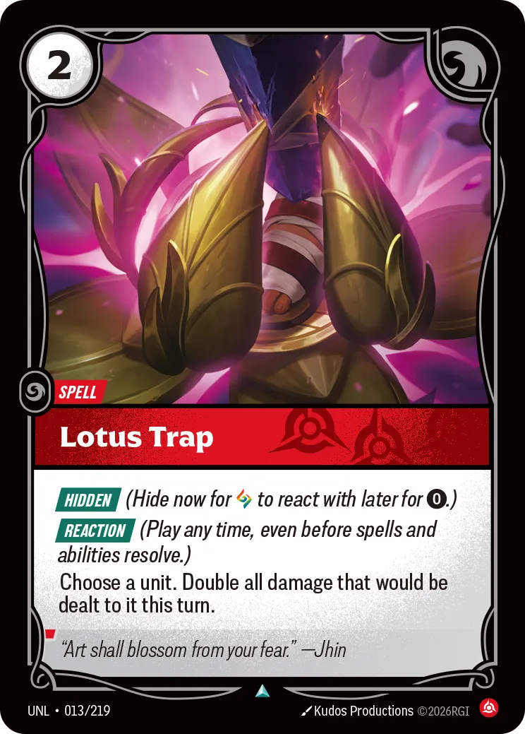 Lotus Trap (013/219) - UNL