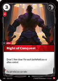 Right of Conquest (015/219) - UNL