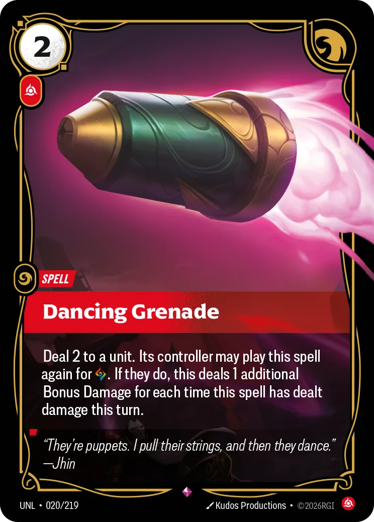Dancing Grenade (020/219) - UNL