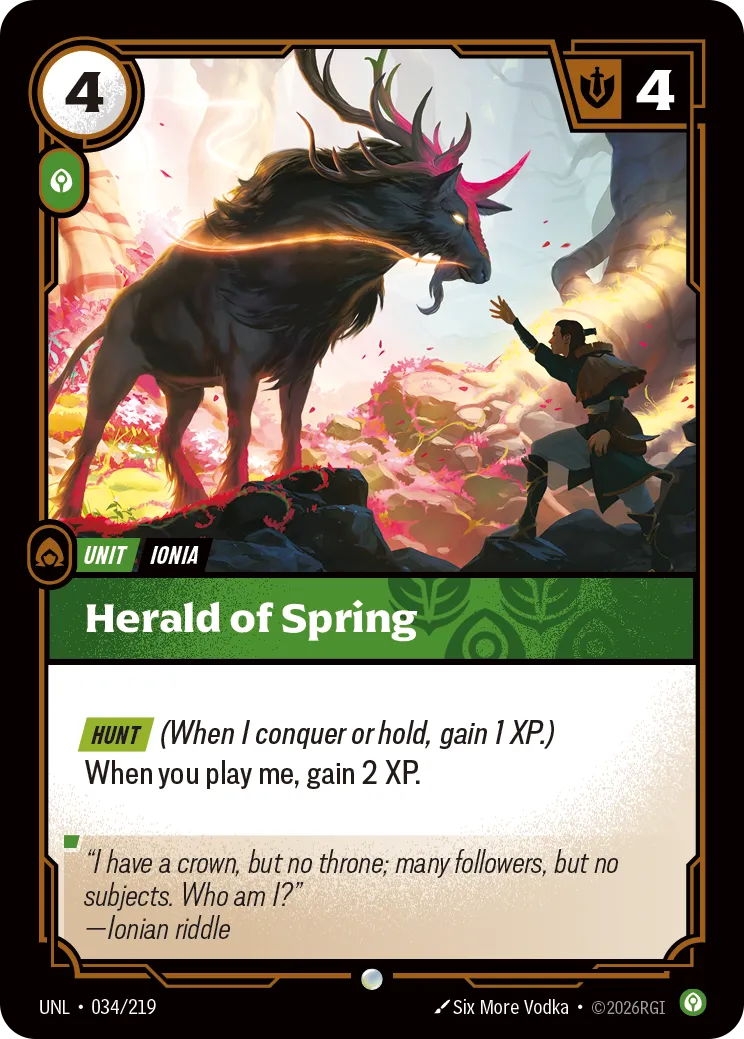 Herald of Spring (034/219) - UNL