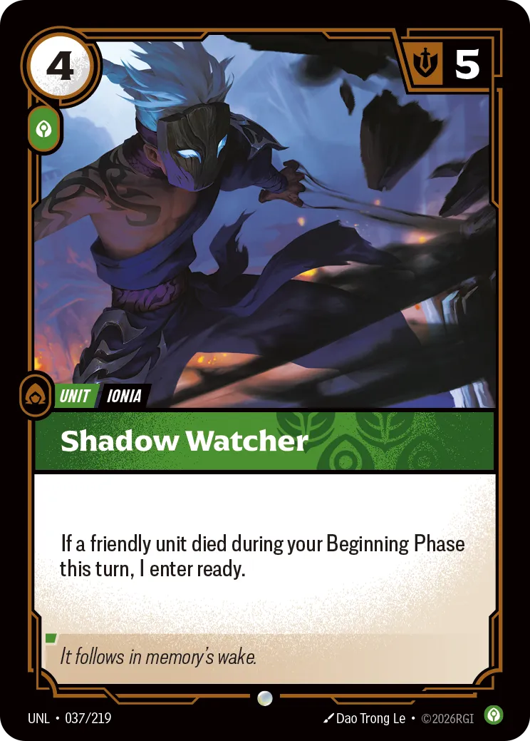 Shadow Watcher (037/219) - UNL