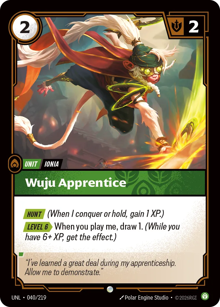 Wuju Apprentice (040/219) - UNL