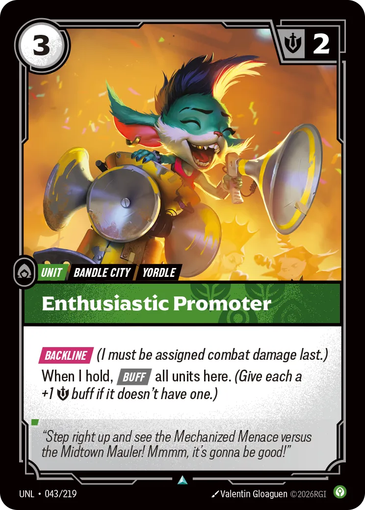 Enthusiastic Promoter (043/219) - UNL