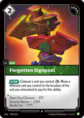 Forgotten Signpost (045/219) - UNL
