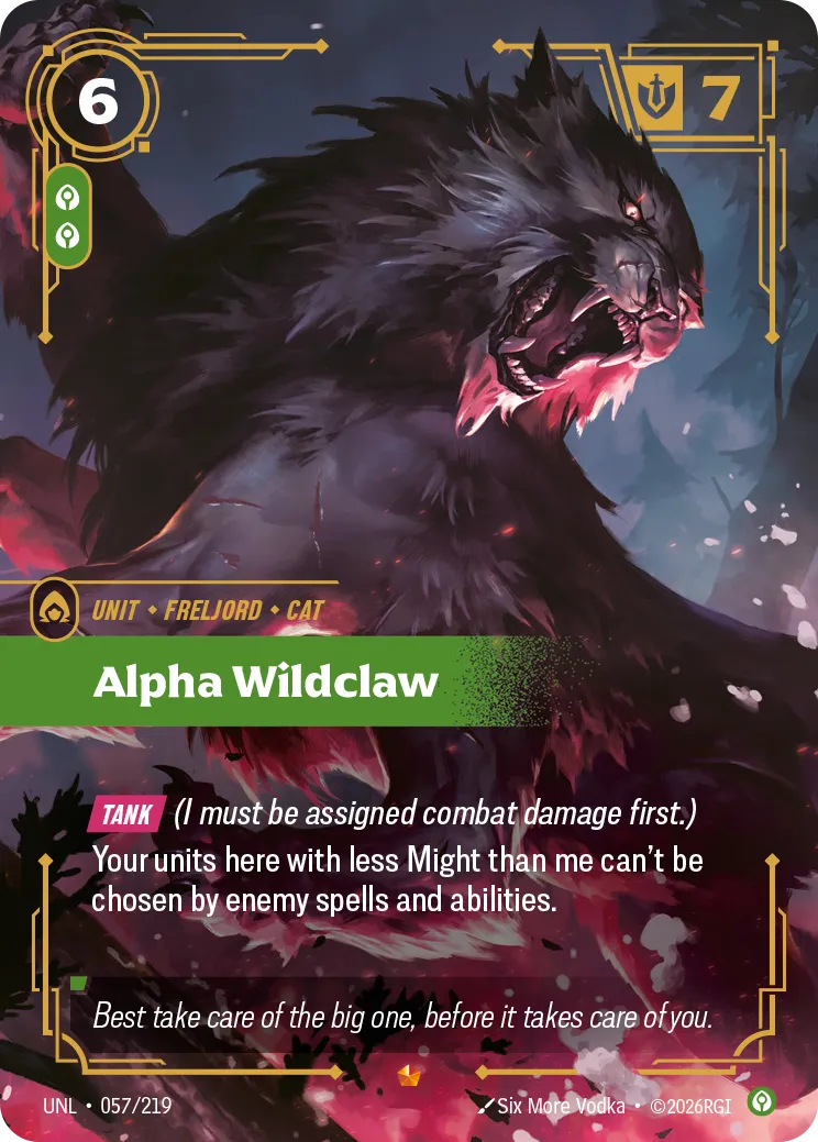 Alpha Wildclaw (057/219) - UNL