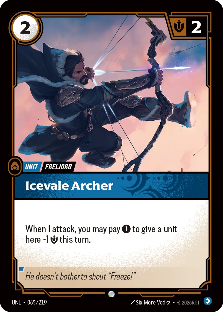 Icevale Archer (065/219) - UNL
