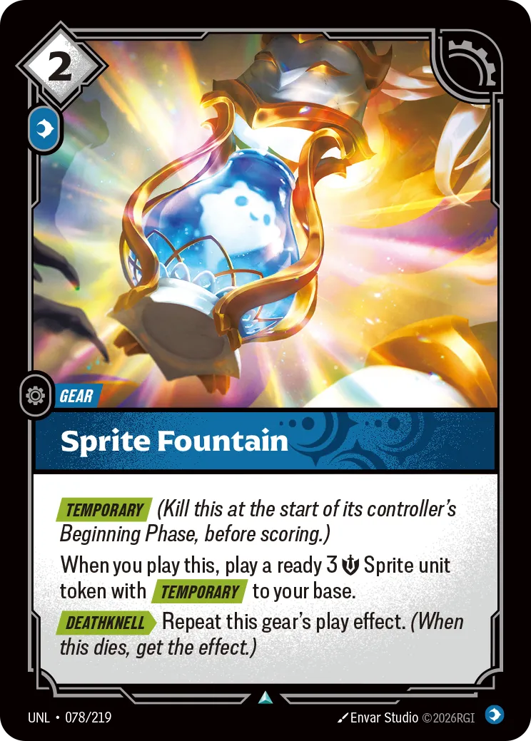 Sprite Fountain (078/219) - UNL