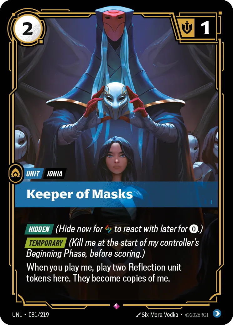 Keeper of Masks (081/219) - UNL