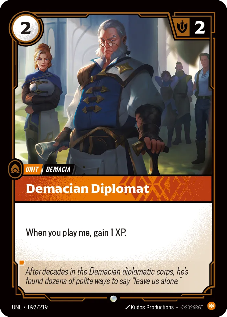 Demacian Diplomat (092/219) - UNL