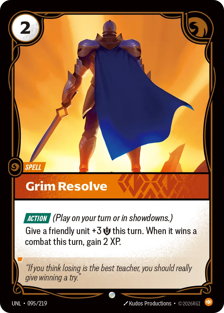 Grim Resolve (095/219) - UNL
