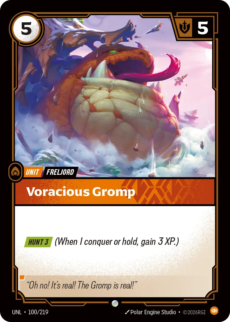 Voracious Gromp (100/219) - UNL