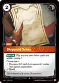 Disposal Order (103/219) - UNL