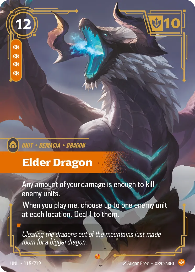 Elder Dragon (118/219) - UNL