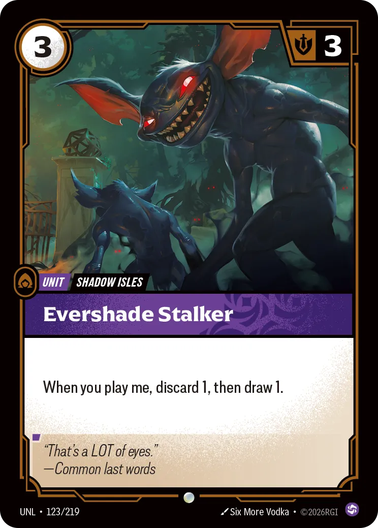 Evershade Stalker (123/219) - UNL
