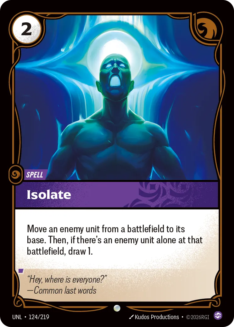 Isolate (124/219) - UNL