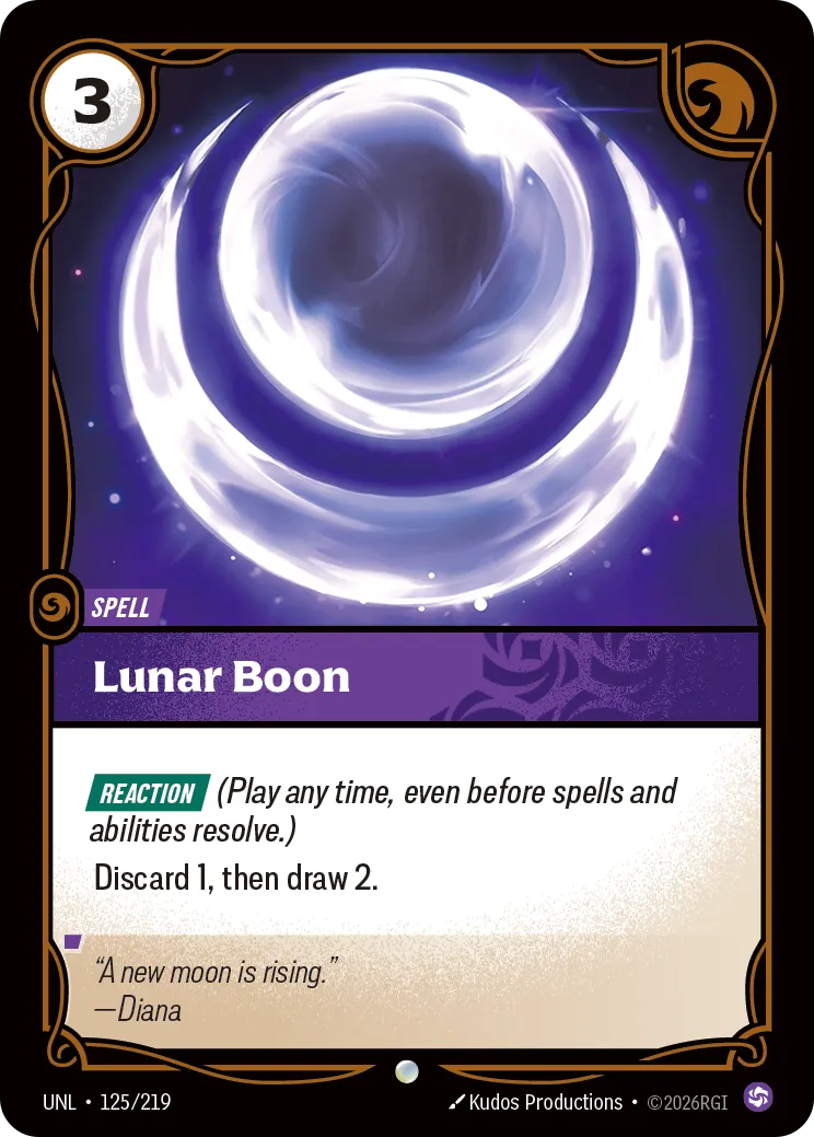 Lunar Boon (125/219) - UNL
