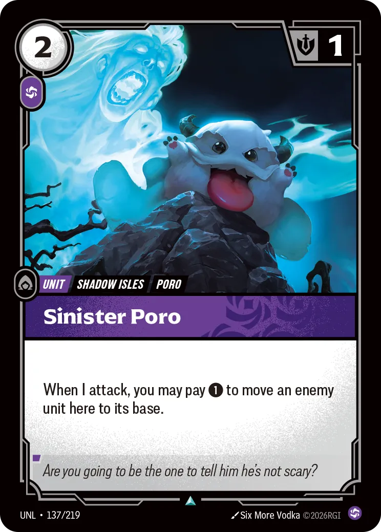 Sinister Poro (137/219) - UNL