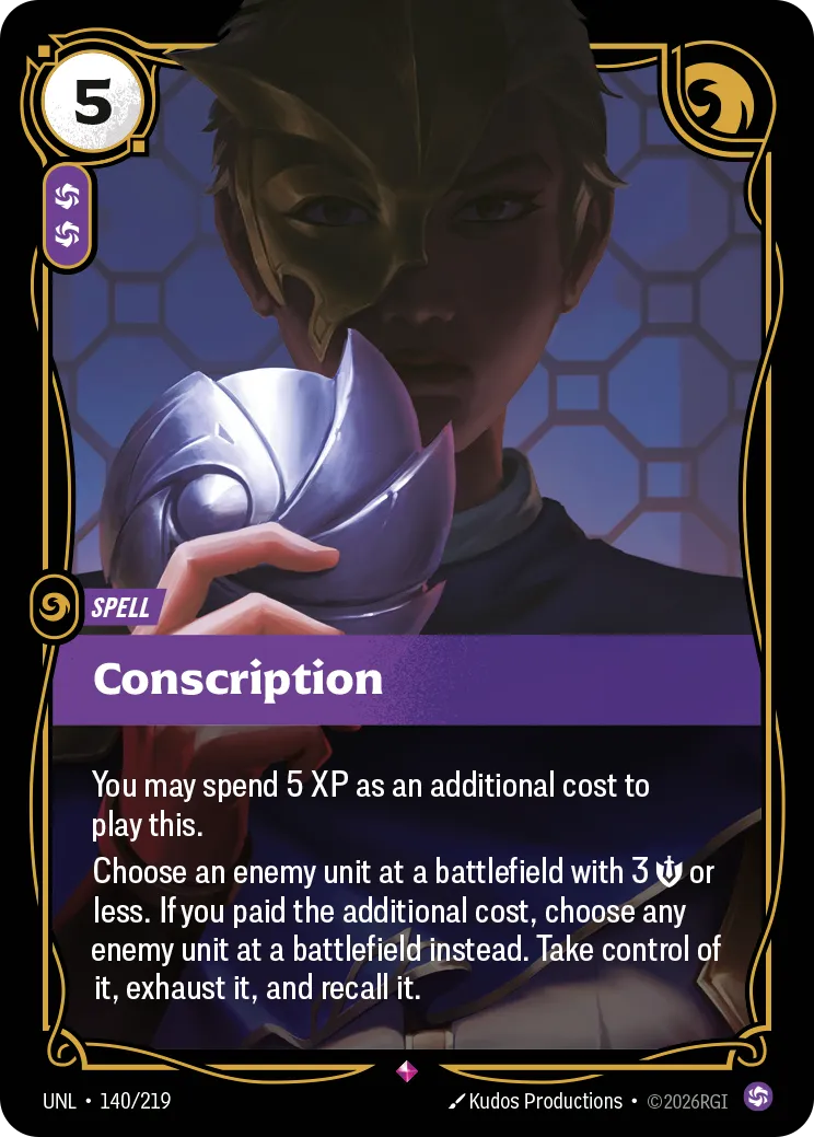 Conscription (140/219) - UNL