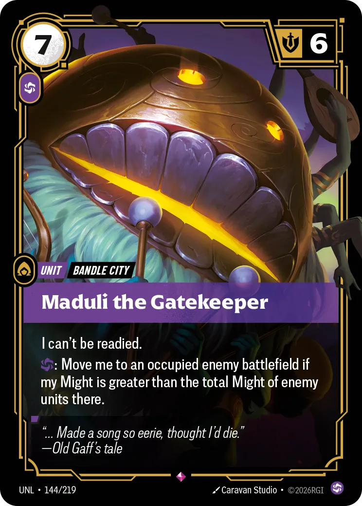 Maduli the Gatekeeper (144/219) - UNL
