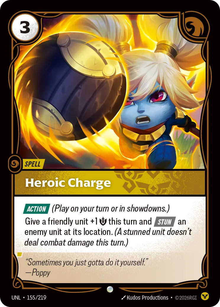 Heroic Charge (155/219) - UNL