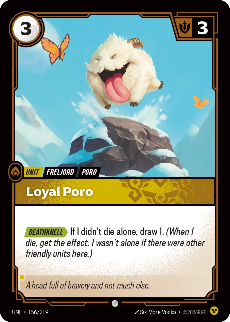 Loyal Poro (156/219) - UNL