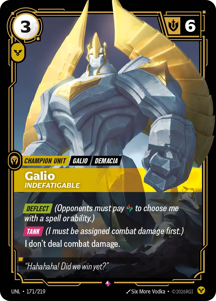 Galio, Indefatigable (171/219) - UNL