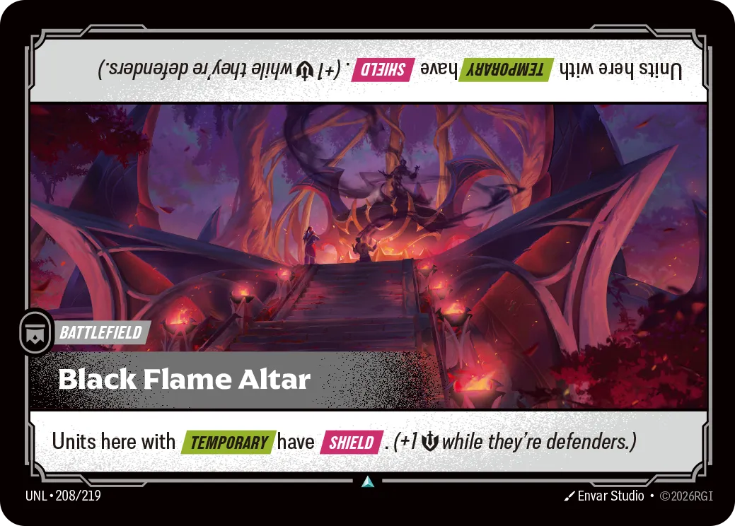 Black Flame Altar (208/219) - UNL