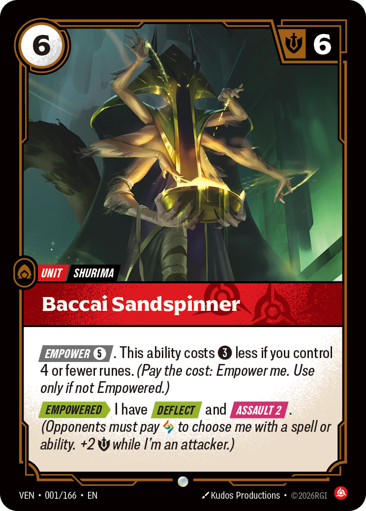Baccai Sandspinner (001/166) - VEN