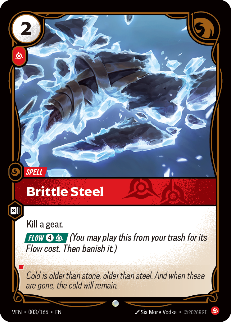 Brittle Steel (003/166) - VEN - Foil