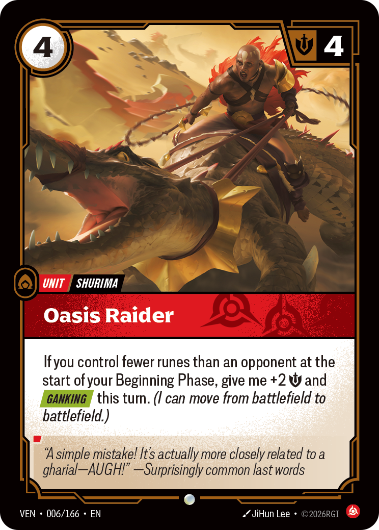 Oasis Raider (006/166) - VEN - Foil