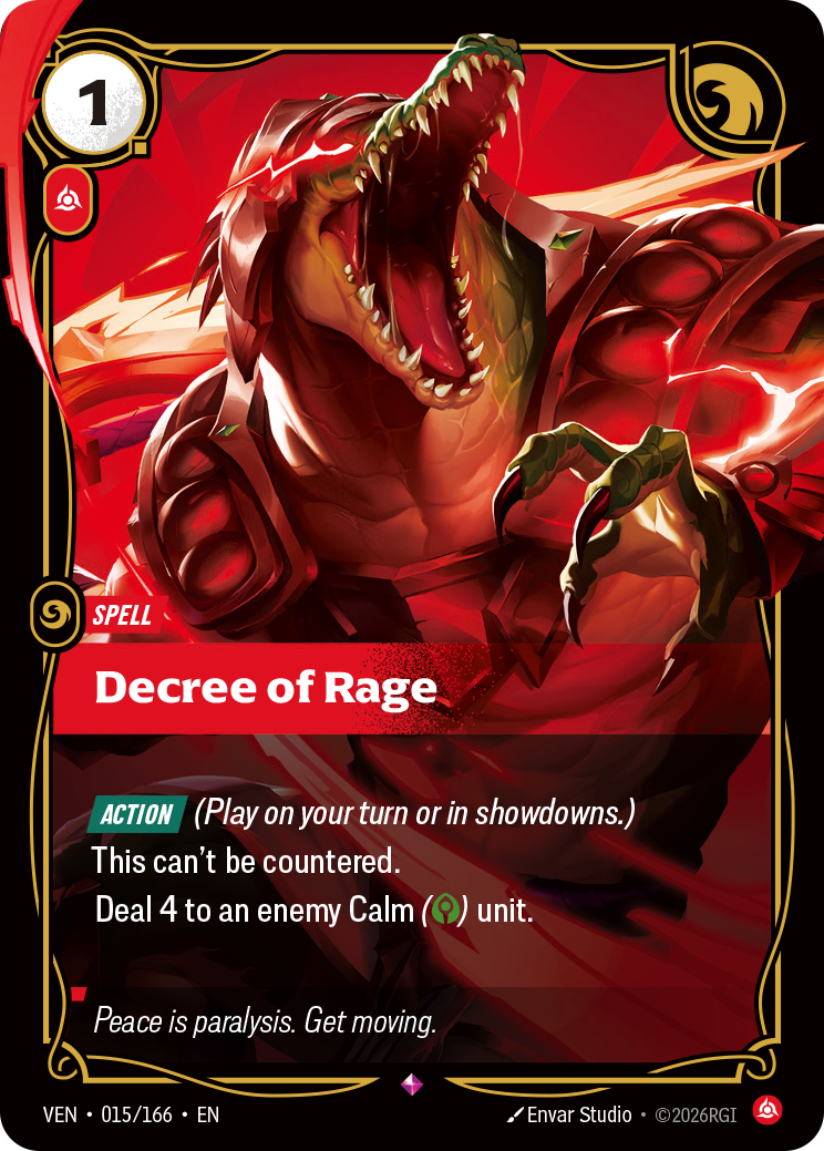 Decree of Rage (015/166) - VEN