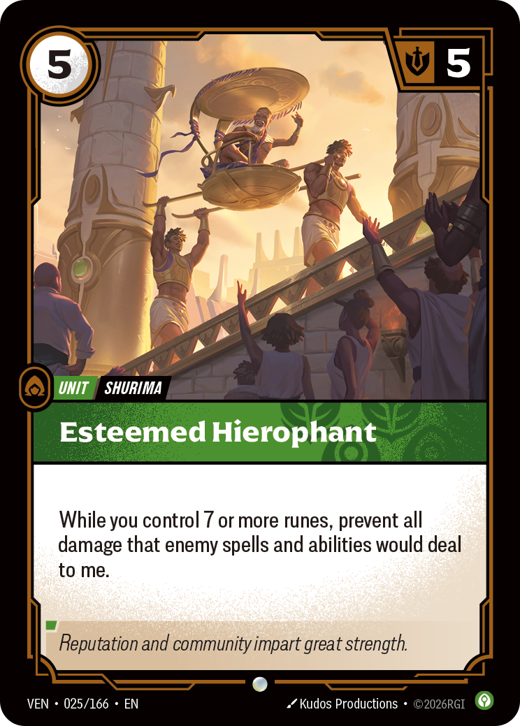 Esteemed Hierophant (025/166) - VEN