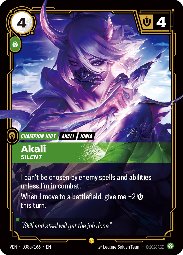 Akali, Silent (038a/166) - VEN