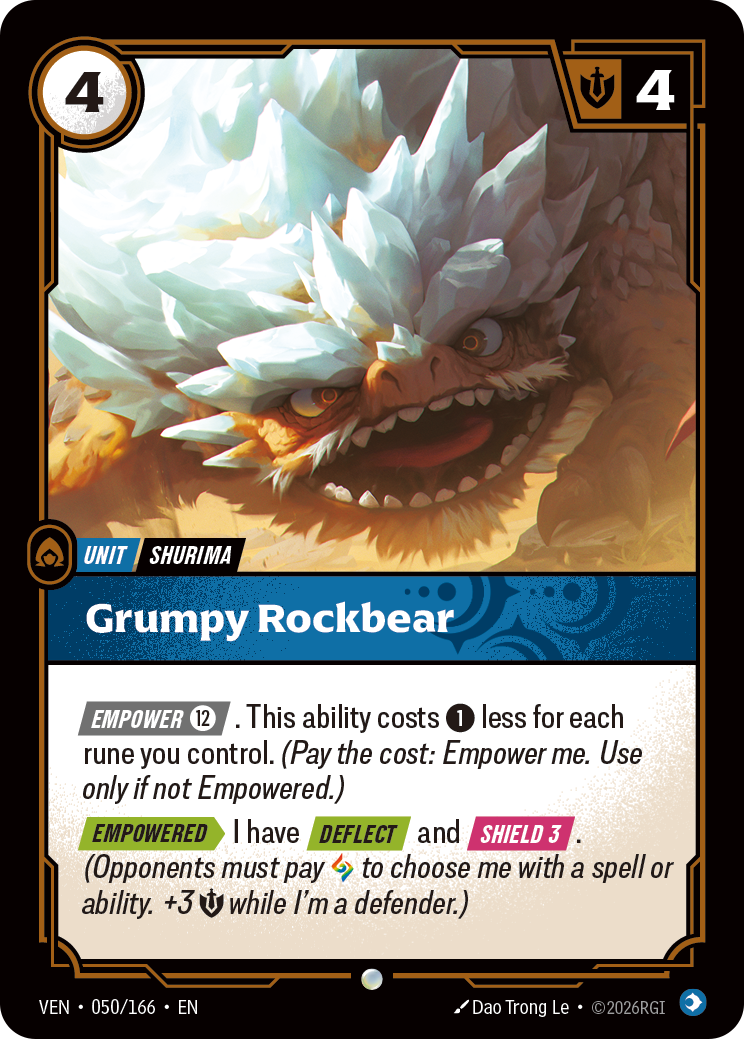 Grumpy Rockbear (050/166) - VEN