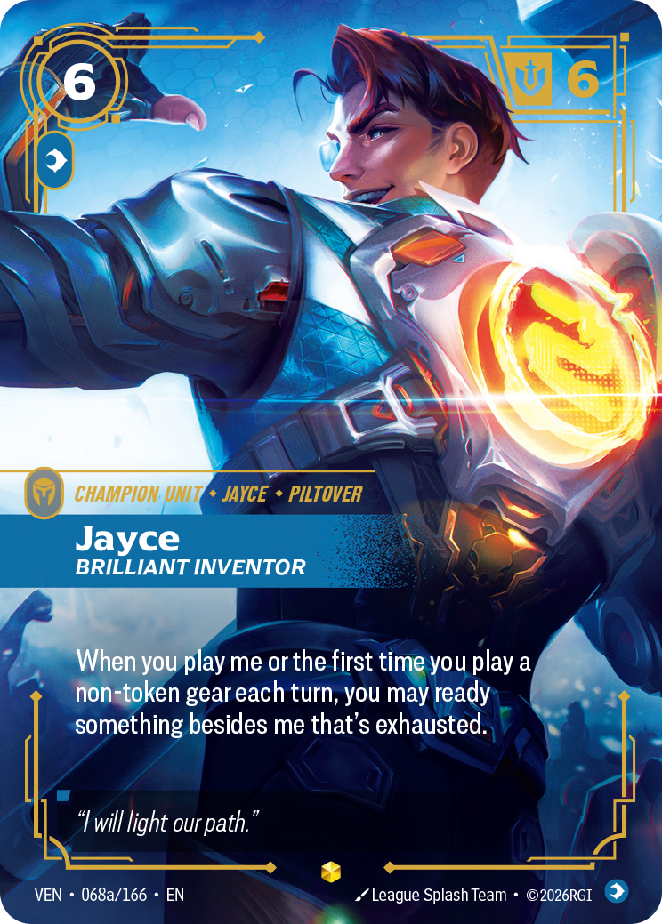 Jayce, Brilliant Inventor (068a/166) - VEN