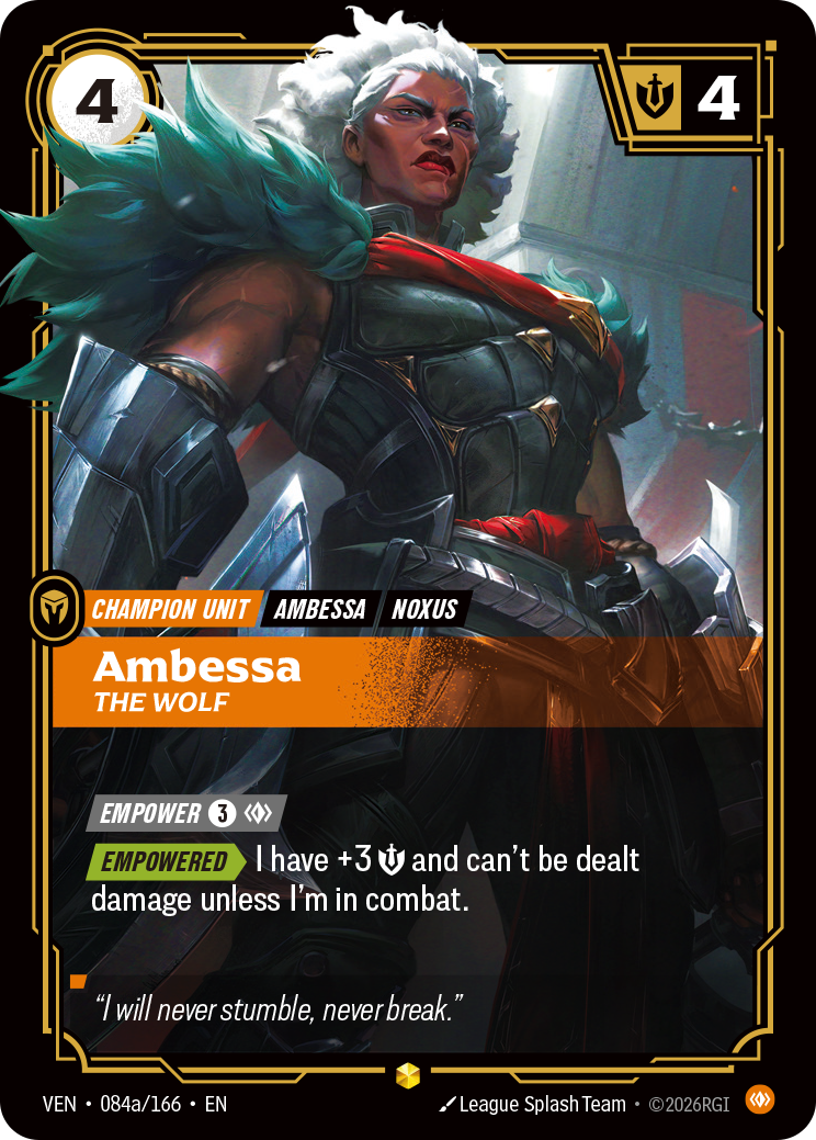 Ambessa, The Wolf (084a/166) - VEN