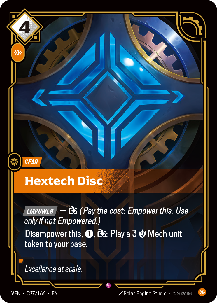 Hextech Disc (087/166) - VEN