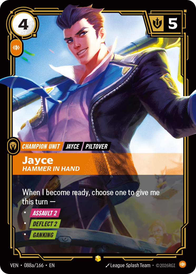 Jayce, Hammer in Hand (088a/166) - VEN