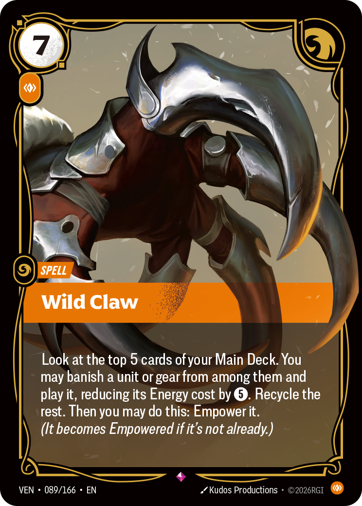 Wild Claw (089/166) - VEN