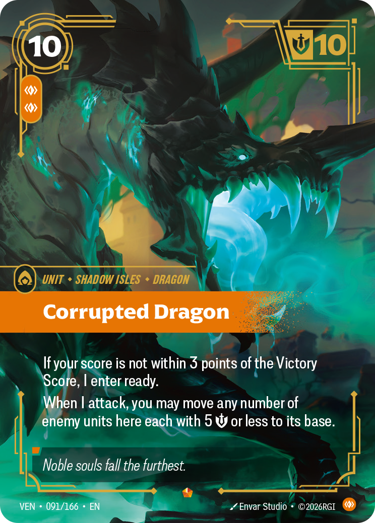 Corrupted Dragon (091/166) - VEN