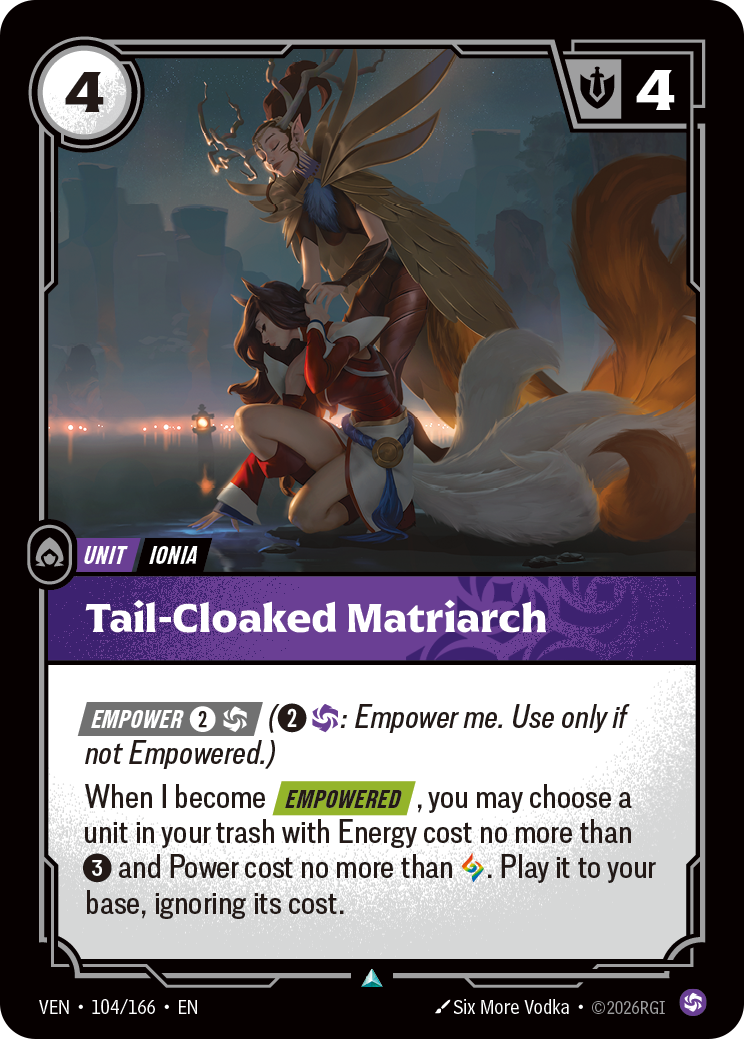 Tail-Cloaked Matriarch (104/166) - VEN